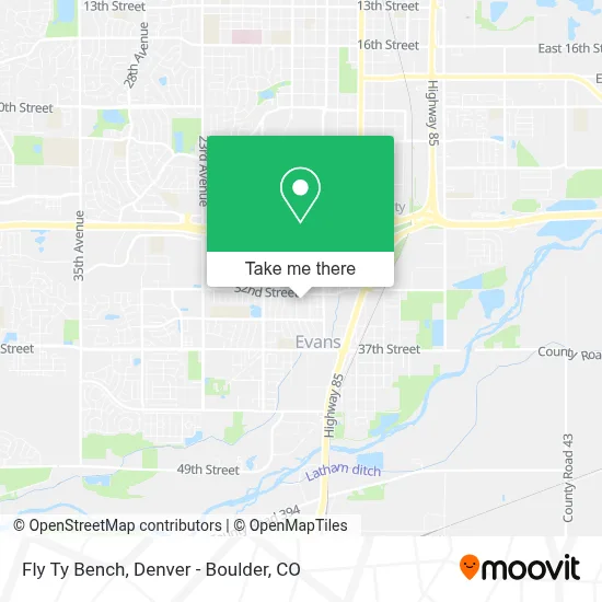 Fly Ty Bench map