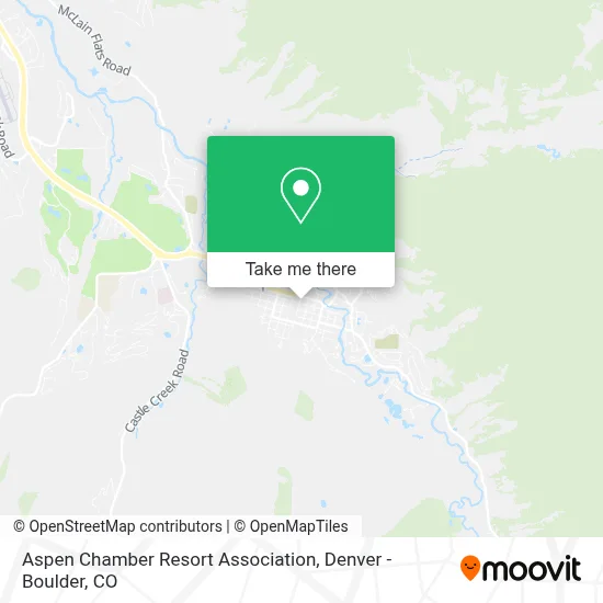 Aspen Chamber Resort Association map