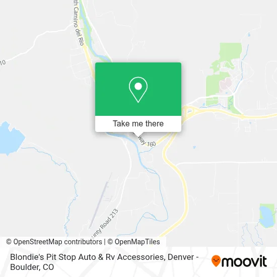Blondie's Pit Stop Auto & Rv Accessories map