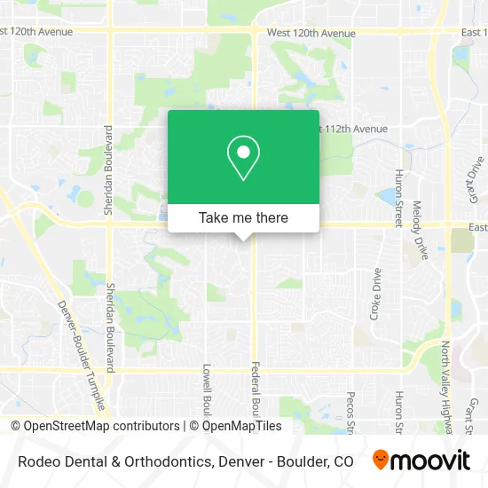 Rodeo Dental & Orthodontics map
