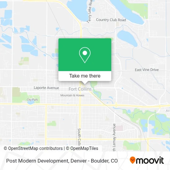 Post Modern Development map