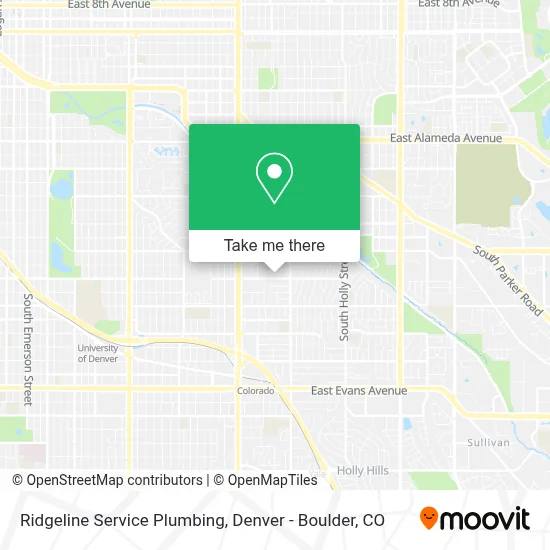 Ridgeline Service Plumbing map