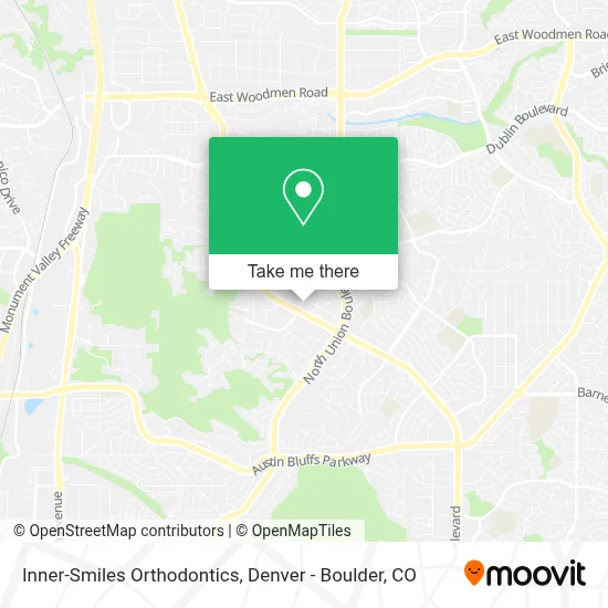 Inner-Smiles Orthodontics map