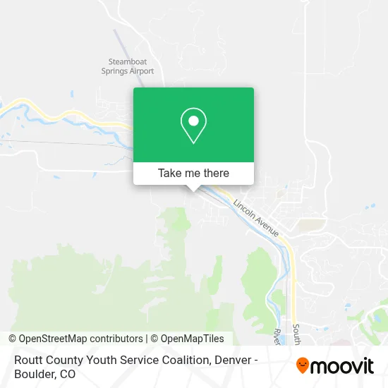 Routt County Youth Service Coalition map