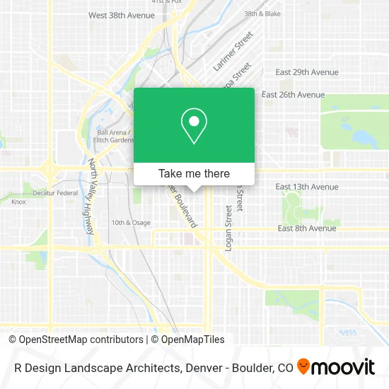 R Design Landscape Architects map