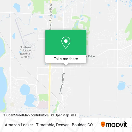 Amazon Locker - Timetable map