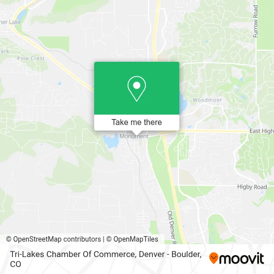Tri-Lakes Chamber Of Commerce map
