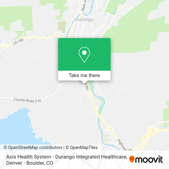 Axis Health System - Durango Integrated Healthcare map