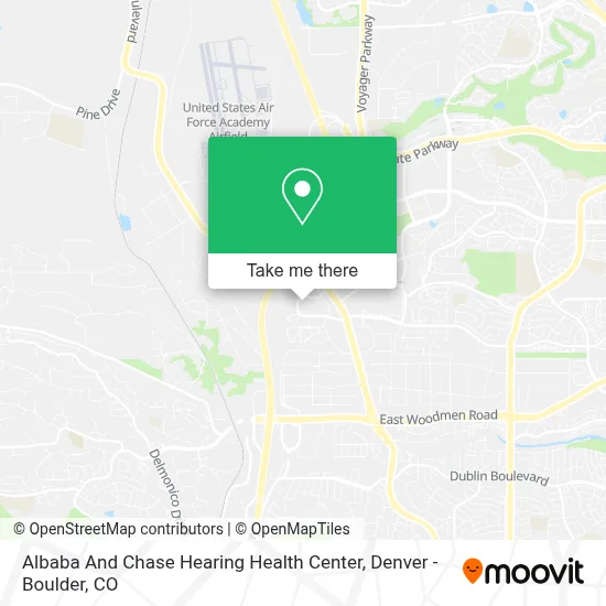 Albaba And Chase Hearing Health Center map
