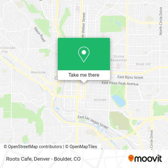 Roots Cafe map