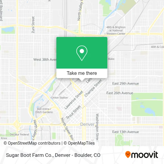 Sugar Boot Farm Co. map