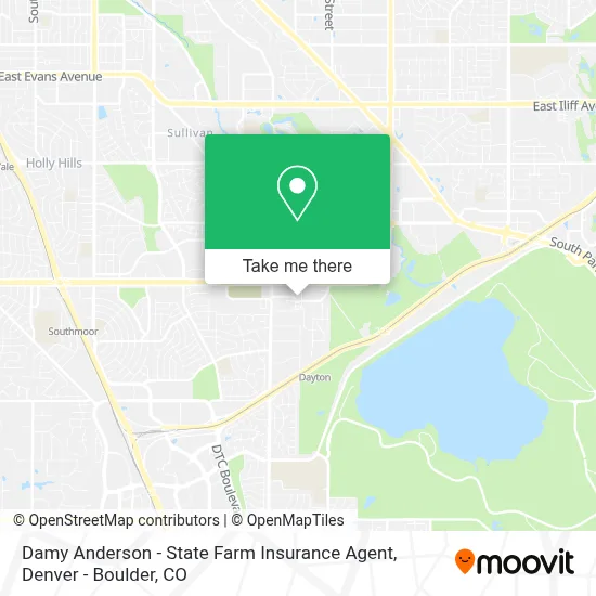 Damy Anderson - State Farm Insurance Agent map