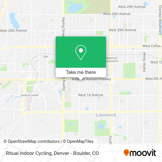 Ritual Indoor Cycling map