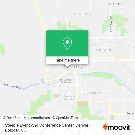 Steeple Event And Conference Center map