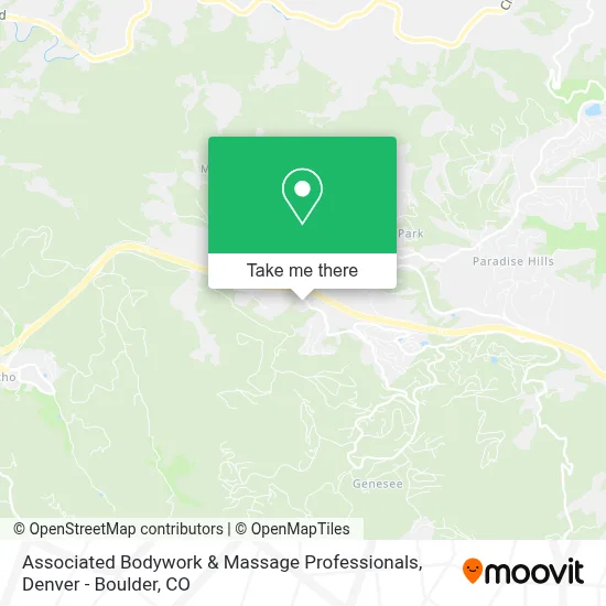 Associated Bodywork & Massage Professionals map