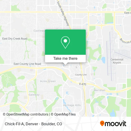 Chick-Fil-A map