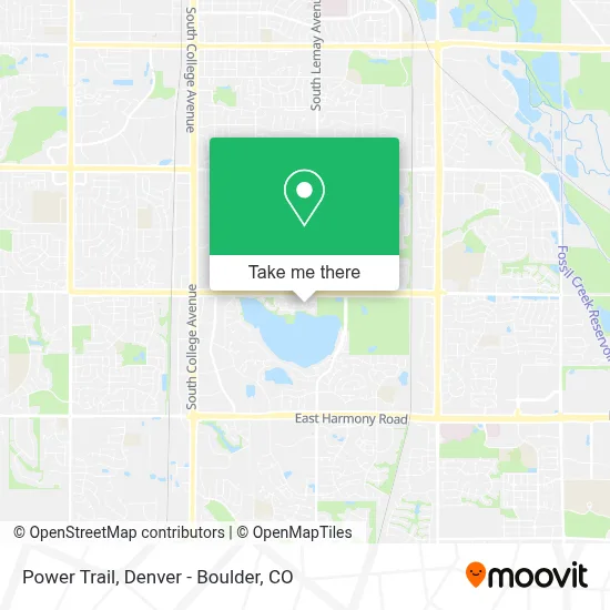 Power Trail map
