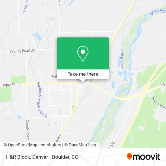 H&R Block map