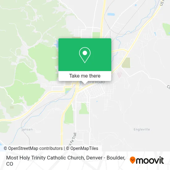 Most Holy Trinity Catholic Church map