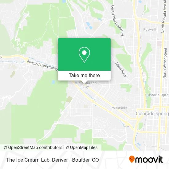 The Ice Cream Lab map