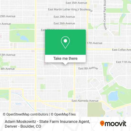 Adam Moskowitz - State Farm Insurance Agent map