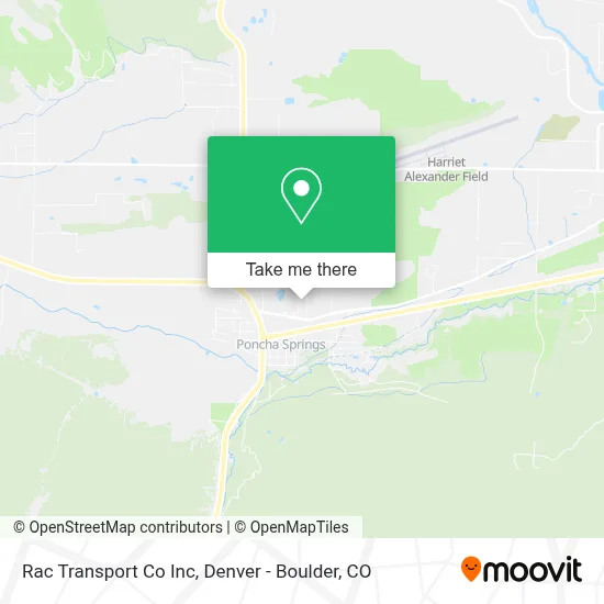 Rac Transport Co Inc map