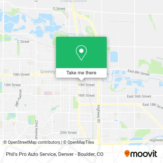 Phil's Pro Auto Service map