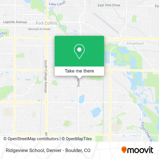 Ridgeview School map