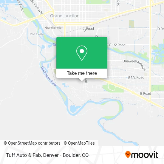 Tuff Auto & Fab map