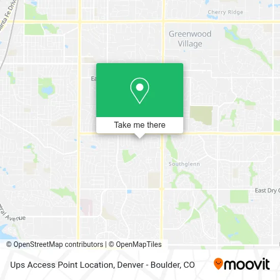 Ups Access Point Location map