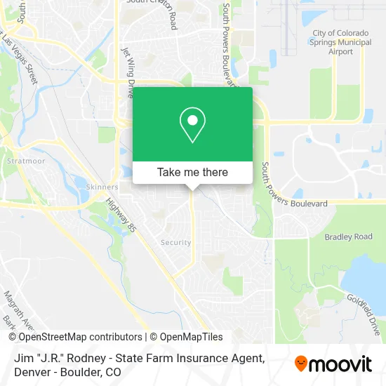 Jim "J.R." Rodney - State Farm Insurance Agent map