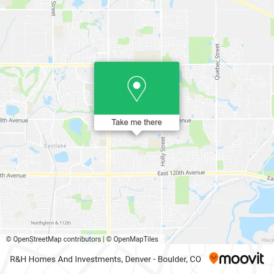 R&H Homes And Investments map