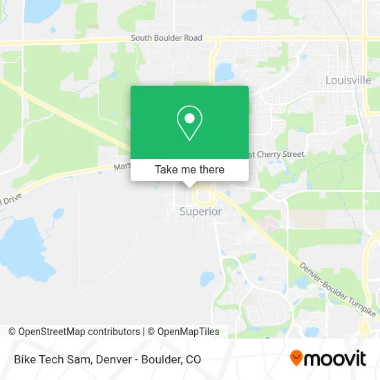 Bike Tech Sam map