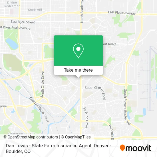 Dan Lewis - State Farm Insurance Agent map