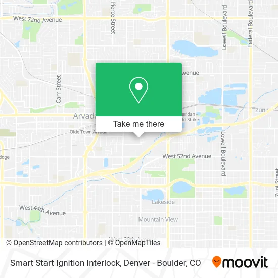 Smart Start Ignition Interlock map