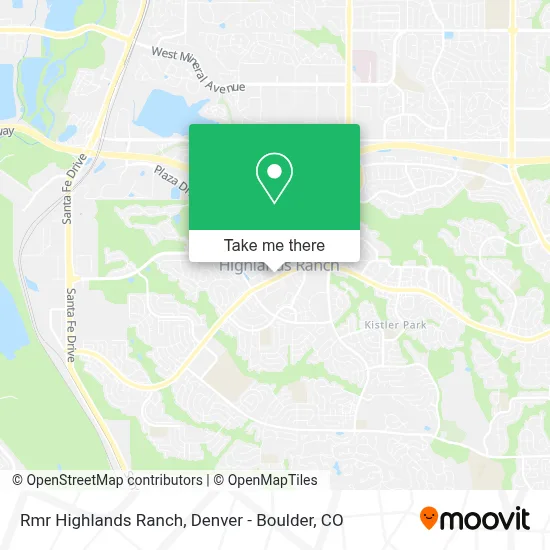 Rmr Highlands Ranch map