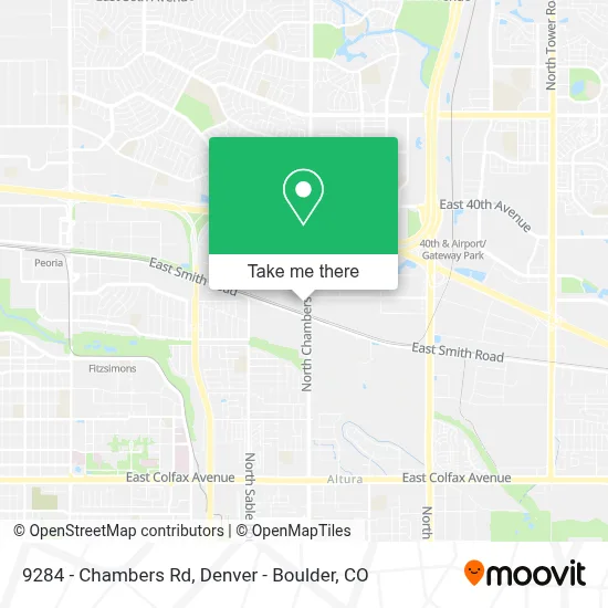 9284 - Chambers Rd map