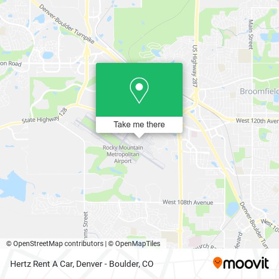 Hertz Rent A Car map