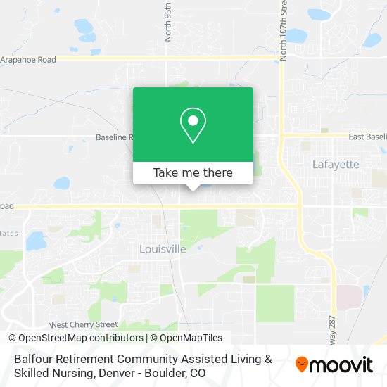 Mapa de Balfour Retirement Community Assisted Living & Skilled Nursing