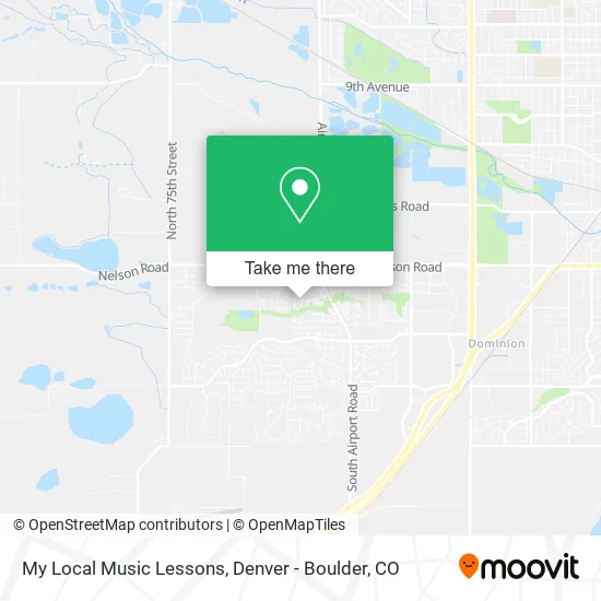 My Local Music Lessons map