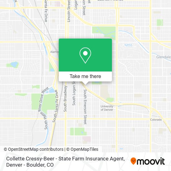Mapa de Collette Cressy-Beer - State Farm Insurance Agent