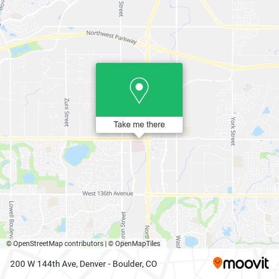 Mapa de 200 W 144th Ave