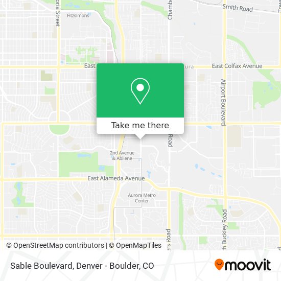 Mapa de Sable Boulevard