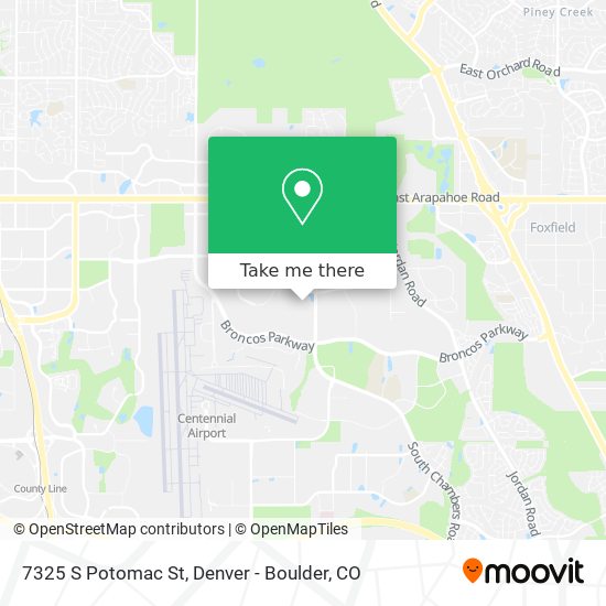 Mapa de 7325 S Potomac St