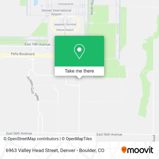 Mapa de 6963 Valley Head Street
