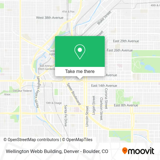 Wellington Webb Building map