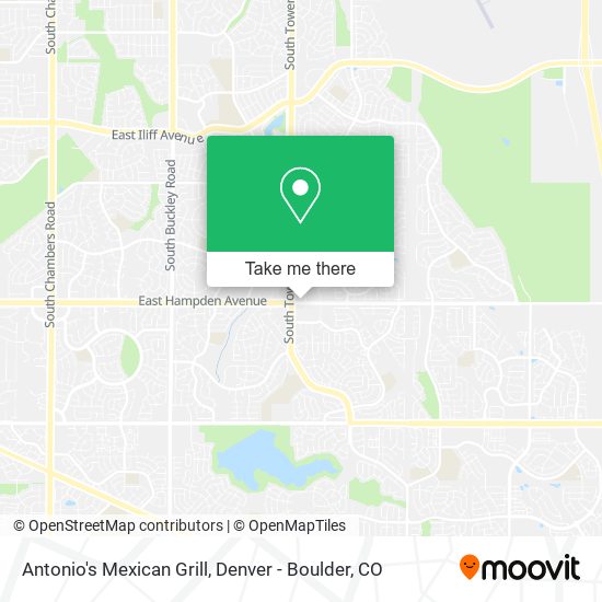 Mapa de Antonio's Mexican Grill