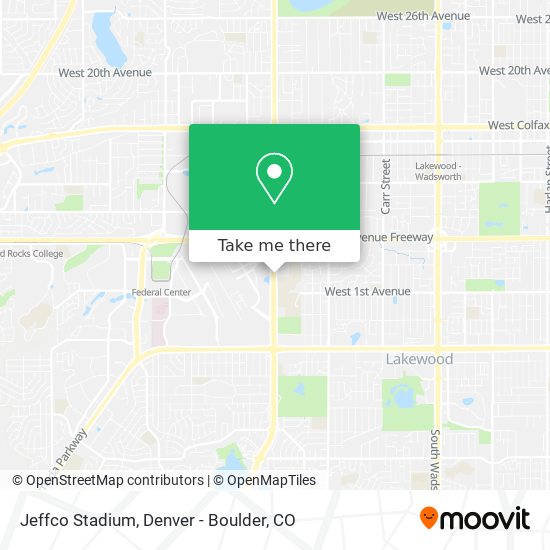 Jeffco Stadium map