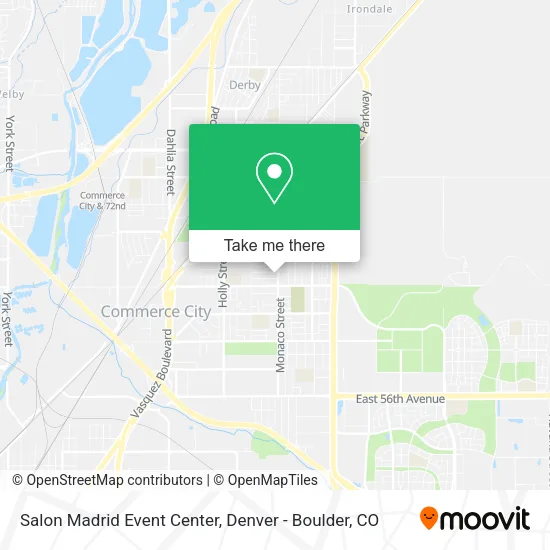 Salon Madrid Event Center map