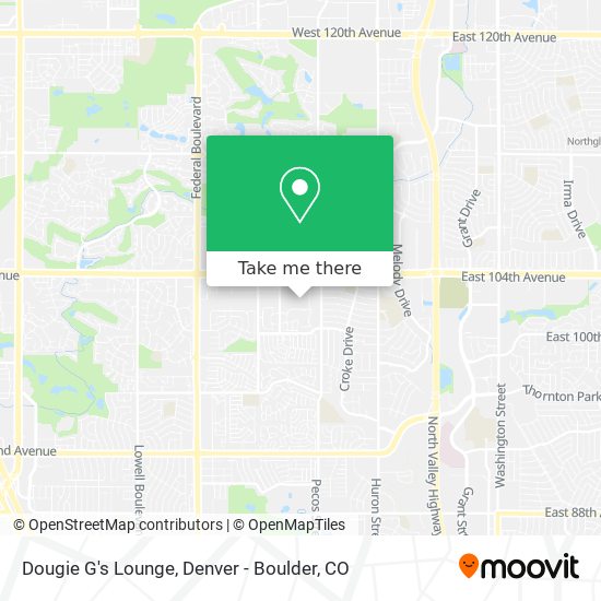 Dougie G's Lounge map